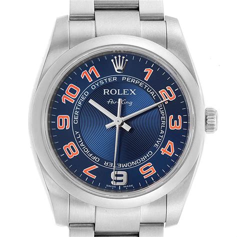 Rolex air king blue dial